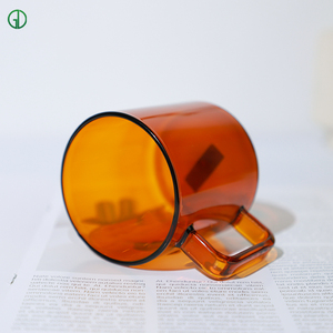 أكواب ماء ملونة مخصصة غسالة صحون متوفرة في مج قهوة بمقبض مربع - Product Image 5