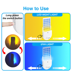 Boyid trong nhà UV LED Fly Trap-Plug-in dính lỗi Zapper. Thu hút và giết chết muỗi. OEM & ODM có sẵn. - Product Image 3