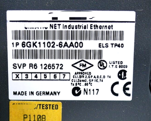 Plc NET 産業用イーサネット 6GK1102-6AA00 6GK1 102-6AA00 E02 - Product Image 2