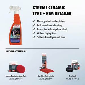 Limpiador y revestimiento todo en uno Xtreme Ceramic Tire And Wheel Detailer 750ml para neumáticos y llantas - Product Image 2