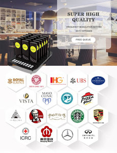 Lineup attente file d'attente Signal d'appel Service client 18 téléavertisseurs Distance sociale Restaurant téléavertisseur système d'appel sans fil - Product Image 5