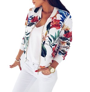 Giacche e Cappotti da Donna Taglia <span class=keywords><strong>S</strong></span> ~5XL, Top a Maniche Lunghe Stampati con Zip, Cappotti Larghi per Donna - Product Image 1