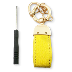 Tùy chỉnh cá nhân PU da Thiết kế dây đeo cổ tay Keychain sang trọng - Product Image 2