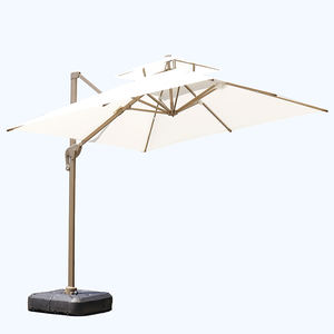 Supporto per Ombrellone Moderno da Esterno Guangdong 3x3m in Alluminio e <span class=keywords><strong>Ferro</strong></span> Impermeabile e Resistente al Sole per Patio e Hotel <span class=keywords><strong>Bianco</strong></span> - Product Image 5