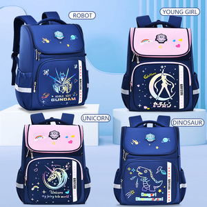 Mochila Escolar de Anime con Diseño Impermeable, Ligera, con Cierre, Correa de Hombro Curva de Nailon y Banda Reflectante - Product Image 1
