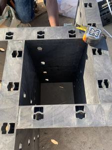 Abs nhựa có thể điều chỉnh ván khuôn trụ cột khuôn bê tông trụ cột khuôn shuttering cho vật liệu xây dựng - Product Image 4