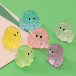 Huevo Luminoso de Dibujos Animados, Adorno de Resina de Animales Pequeños, Accesorios de Joyería Hechos a Mano, Bolsas Sorpresa, Materiales para Juguetes al por Mayor - Product Image 3