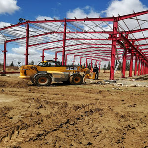 OEM accettato uso industriale/commerciale ignifugo e antisismico 50 + anni di durata della vita in acciaio PEB struttura sistema di costruzione - Product Image 3