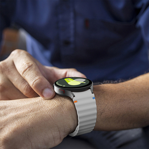 Para <span class=keywords><strong>Samsung</strong></span> Galaxy <span class=keywords><strong>Watch</strong></span> 7 <span class=keywords><strong>Correa</strong></span> de reloj de silicona para <span class=keywords><strong>Samsung</strong></span> Galaxy <span class=keywords><strong>Watch</strong></span> 7 6 <span class=keywords><strong>5</strong></span> 4 <span class=keywords><strong>40mm</strong></span> 44mm <span class=keywords><strong>Correa</strong></span> sin huecos correas de silicona - Product Image 5