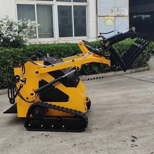 DP-T360 petite chargeuse à chenilles compacte avant EPA/EURO 5 petite chargeuse avec râteau de paysage - Product Image 3
