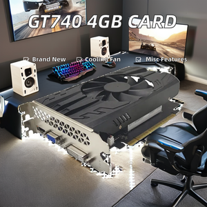GTX750 Gaming 4 GB VGA <span class=keywords><strong>Card</strong></span> GT740 e GT750 serie 256-Bit interfaccia di memoria ventole di raffreddamento nuova Release GeForce GT scheda grafica - Product Image 3