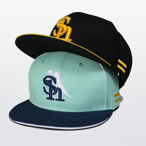 Lanhai - Gorra Deportiva Snapback de 6 Paneles con Logotipo Bordado en 3D Personalizado de Alta Calidad al por Mayor, Gorra Snapback de Hip-Hop con Visera Plana - Product Image 1