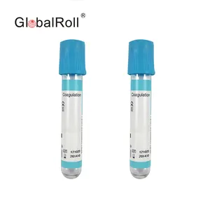 2ml 10 ml BLUE hat citrated COAGULATION plastic pet glass pt sterile vacuum blood collecting collection test tubes in india