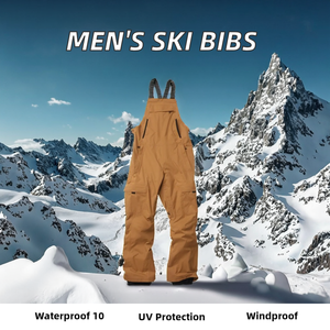 Custom Men's Insulated Windproof Waterproof Ski Bib Snowboard Pants <b>Winter</b> Outdoor Sports <b>Overalls</b> - Product Image 2