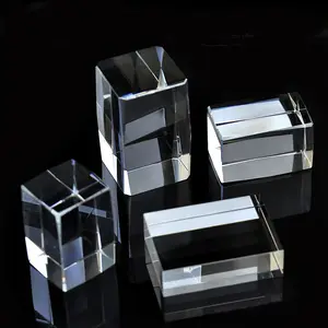 Factory High Quality Clear Blank Crystal Cube Crystal Glass Block Crystal Blank Cubes