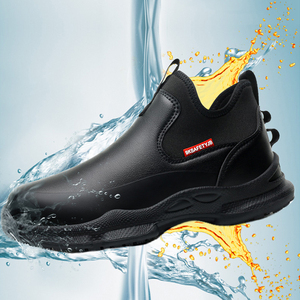<span class=keywords><strong>Scarpe</strong></span> da uomo alla moda in pelle impermeabile <span class=keywords><strong>e</strong></span> antiscivolo da Chef con resistenza all'usura resistenza all'olio per abbigliamento Casual autunnale - Product Image 1
