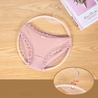 DS5573 Cercle Bikini Rack Lingerie Forme Brève Affichage Cerceau Rack Rond Femmes Maillot De Bain Cintre Cerceau En Plastique Bikini Cintre