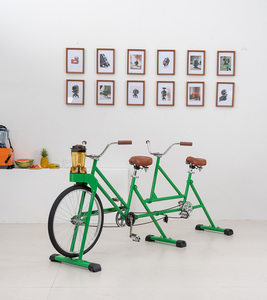 EXI-Extracteur <span class=keywords><strong>de</strong></span> Smoothie à Engrenage Fixe, Vélo Tandem pour la Plage, Monocycle, Fête, Deux Personnes - Product Image 5