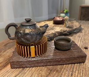 Support de théière en bois chaud, réutilisable, sculpté en relief, décoration d'intérieur - Product Image 3