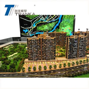 全3d微型城市的建筑模型