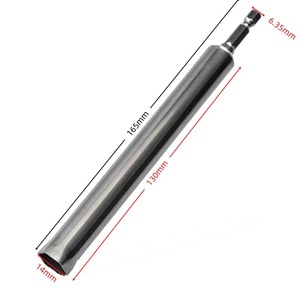 Manchon de plafond Yili Hardware M14, tige filetée creuse de 14 mm M8, filetage à droite, acier poli, pour perceuse à percussion - Product Image 1