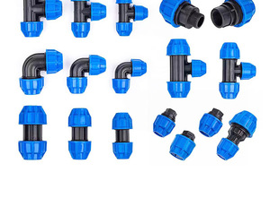 16mm PE-Bewässerungs rohr verschraubungen Kunststoff rohre für die Bewässerung Schnell kupplung - Product Image 3