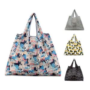 Bolsa de Compras Plegable de Poliéster Ecológica PAXDUN, Bolsa Reutilizable Expandible - Product Image 1