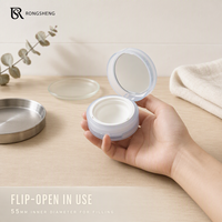 Étui compact rond vide personnalisé de qualité supérieure pour fond de teint coussin d'air, emballage cosmétique pour marques de beauté