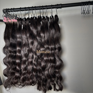 Cabello crudo birmano vietnamita, paquete ondulado natural virgen sin procesar, vendedores de cabello, paquetes rectos crudos alineados con cutícula vietnamita - Product Image 5