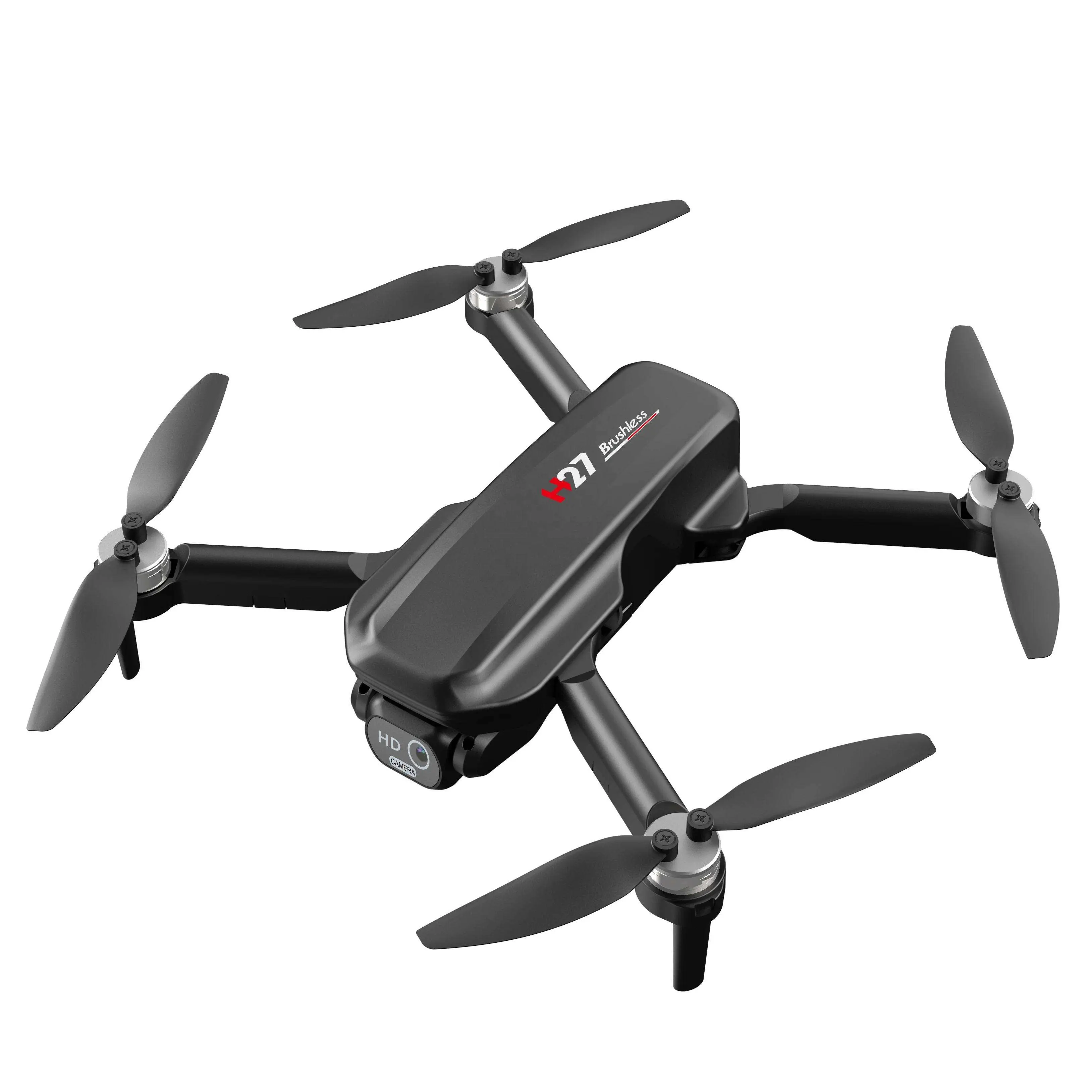 H27 Brushless Obstacle-Avoidance Drone 4K HD Dual Adjustable Cameras Optical Flow Four Axis Aircraft with Remote Control