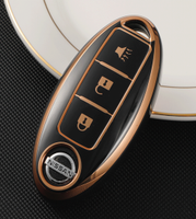 Magicocase Nissan Qashqai Murano Tiida Maxima Altima Infiniti 2018-2020 Housse de clé intelligente en TPU, étui de protection pour clé de voiture, 5 couleurs