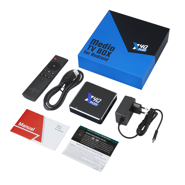 New Ugoos X4Q Pro Widevine L1 Certificate S905X4 BT5.1 Quad Core TV Box Android11 BT Voice Remote Control 1000M LAN X4q Plus
