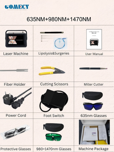 Appareil de lifting esthétique Endo <span class=keywords><strong>Laser</strong></span> 635 1470 nm, liposuccion <span class=keywords><strong>laser</strong></span>, lifting <span class=keywords><strong>laser</strong></span>, fibre <span class=keywords><strong>laser</strong></span>, endolaser, lipolyse diode 980 nm 1470 - Product Image 4