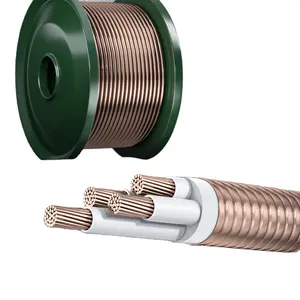 2 3 4 5 Core 0,75 1 1,5 2,5 4 6mm Conductor de cobre Cable real Cable flexible RVV Cable eléctrico Cable de alimentación de la H05VV-F