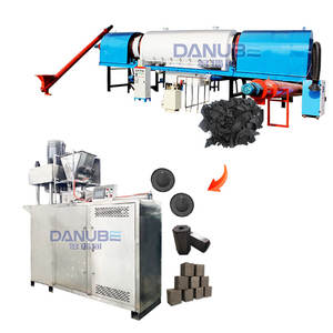 Machines à charbon de bois compressé sciure de noix de coco machine de fabrication de charbon de bois briquette ligne de production - Product Image 1