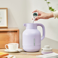 Color personalizado 2L gran capacidad inteligente Drinkware vacío vidrio interior plástico hervidor de agua termo al aire libre hogar cafetera