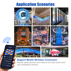 Schermo LED Trasparente a Rete per Vetrine, Display LED Trasparente per Pubblicità in Centri Commerciali - Product Image 2