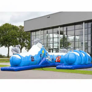 Dernier parcours d'obstacles gonflable pour enfants avec château gonflable pour bébé avec matériau en PVC et ventilateur intégré comprenant des kits <span class=keywords><strong>de</strong></span> réparation - Product Image 1