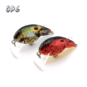 China fábrica abs difícil isca isca atacado atacar lagostim forma quadrado bill manivela isca rasa Mergulho Crankbait