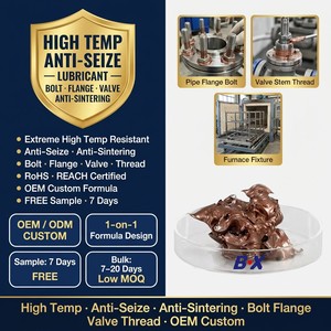 Lubrifiant anti-adhérent haute température pour brides <span class=keywords><strong>de</strong></span> tuyaux, boulons, tiges <span class=keywords><strong>de</strong></span> soupapes, fixations <span class=keywords><strong>de</strong></span> fours, anti-sinterisation, OEM personnalisé, usine certifiée RoHS REACH - Product Image 1