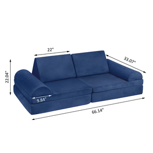 Custom <strong>Sofa</strong> Set Furniture Living Room Multifunctional Kids Folding Play Couch <strong>Bed</strong> <strong>Matress</strong> Memory Foam - Product Image 2