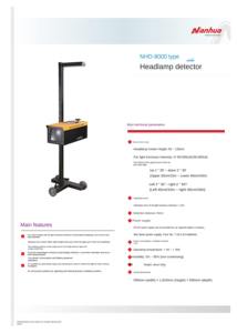 جهاز اختبار المصباح الأمامي بضبط من بعيد وقريب - Product Image 5