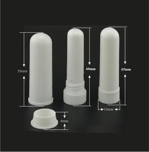 Tubo inhalador <span class=keywords><strong>nasal</strong></span> PP en blanco de grado médico blanco con mecha para aceite medicado de China - Product Image 2