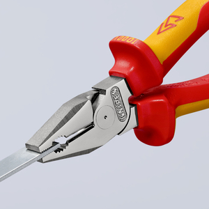 Pince combinée KNIPEX 02 06 180, puissante, isolée, avec poignées multi-composants, testée VDE, chromée 180 - Product Image 6