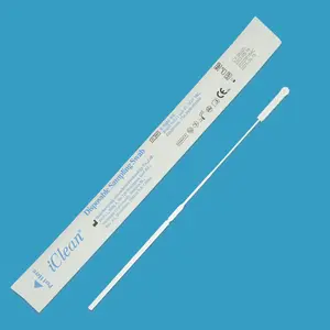 Sterile Flocked Nasopharyngeal Nasal Nose Swab Stick Specimen Collection Swab Test Kit Disposable Sampling Vtm Swab