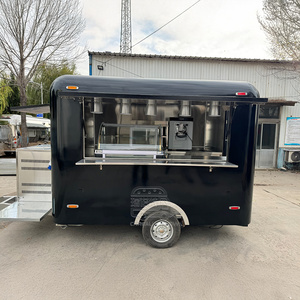 <b>Portable</b> Stainless Steel Ice Cream Cart Multi Functional Gelato Concession Trailer - Product Image 5