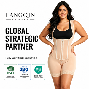 Combinaison de compression post-opératoire Faha pour femmes, liposuccion du corps entier, respirante, écologique - Product Image 2