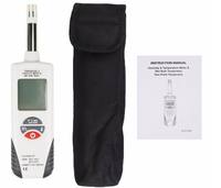 Thermo-hygromètre numérique portable HTI, mesureur de température et d'humidité gris/orange -30~100C 0~100%RH 0.01%RH