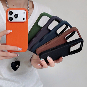เคสโทรศัพท์แม่เหล็กคุณภาพสูง ผลิตจากผ้าแท้ Techwoven สำหรับ iPhone 14 15 16 17 Pro Max พร้อมปุ่มฟังก์ชัน AI Smart พร้อมโลโก้ - Product Image 2