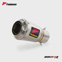 Forsound Factory Prix de Gros ZXmoto 820RR Crown 820RR WSBK Champion AkrapovicStyle Silencieux d'échappement en titane Slip-on avec tube intermédiaire
